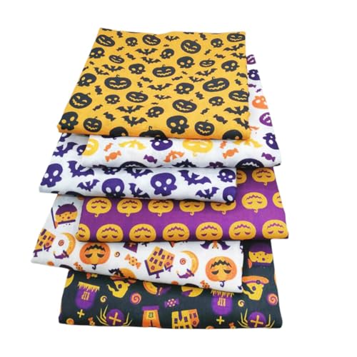 Halloween-Quilttuch – Quilt-Quadrate für Halloween, Halloween-Themenstoff, Halloween-Patchwork, quadratische Bündel, Baumwolle, Quilten, quadratisch, Quiltstoff, Urlaub, Bastelstoff, quadratisch Halloween-Quilttuch – Quilt-Quadrate für Halloween, Halloween-Themenstoff, Halloween-Patchwork, quadratische Bündel, Baumwolle, Quilten, quadratisch, Quiltstoff, Urlaub, Bastelstoff, quadratisch von Generisch