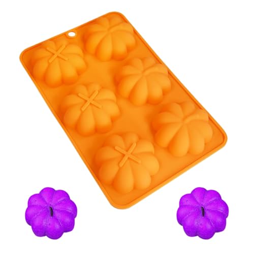Halloween Resin Gießformen - Bastelformen Spinne Kürbis Förmchen - Antihaft Silikon Form für Schokolade Backen Fondant Seife Harz Cupcake Deko Kerze Bastelprojekte von Generisch