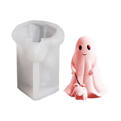 Halloween Siliconformen - DIY -Seife, Harz, Ton und Fondant -Fondant -Schimmelpilze, wiederverwendbare Kunsthandwerk für Urlaub, Festival, Party und Heimdekoration von Generisch