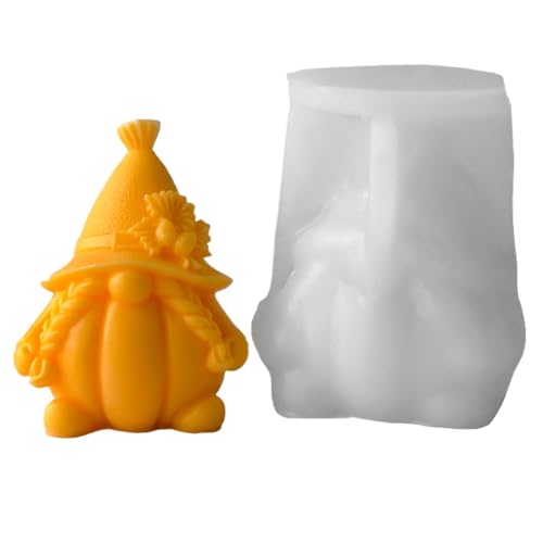 Halloween Silikon - Gnomform 3D - Wiederverwendbare Herbstwichtelform für das Seifenharz-Kunstprojekt Project Cake Pop Halloween Silikon - Gnomform 3D - Wiederverwendbare Herbstwichtelform für das Seifenharz-Kunstprojekt Project Cake Pop von Generisch