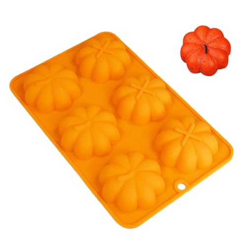 Halloween Silikonform - 1 Harzform, Halloween Gummiform | Herbst Backform für Thanksgiving - Harzhandwerk, Backen, Schokolade, Seife, Kerzenwachs und Cupcake -Dekorationen von Generisch