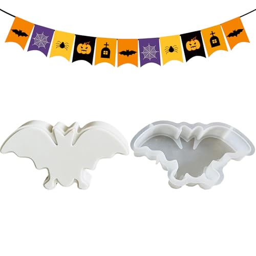 Halloween Silikonformen,Kerzenherstellung Formen - Handgemachte Dekorationsfiguren Gipsformen Für Knete Epoxidharz Anhänger Seife Schokolade Pralinen Halloween Silikonformen,Kerzenherstellung Formen - Handgemachte Dekorationsfiguren Gipsformen Für Knete Epoxidharz Anhänger Seife Schokolade Pralinen von Generisch