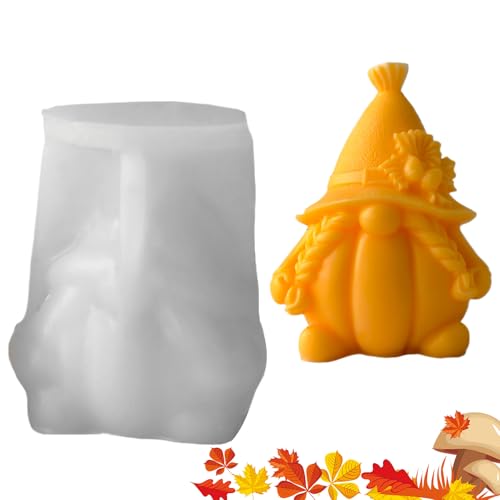 Halloween Silikonformen | 3D Kürbisform | Wiederverwendbare Form Für Seifenherstellung Harzkunst Kuchenlollies Hochzeitsmitbringsel von Generisch