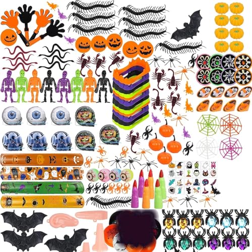 Halloween-Spielzeug, kleine Halloween-Spielzeug, Geschenktütenfüller, Halloween-Preis, Halloween-Spielzeug, Silikon, Halloween-Leckerli-Preise für Kinder, Jungen, Mädchen von Generisch