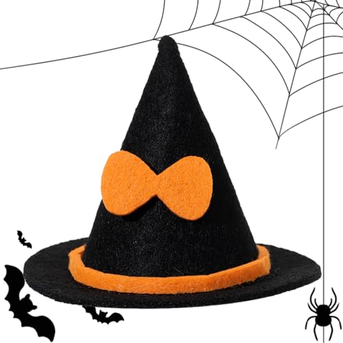 Halloween Tischdekoration Mittelpunkt | Dekorative Flaschenhüte für Weinflaschen - Hexenhut Flaschenverschluss Deko Für Schreibtisch Kinderzimmer Party von Generisch