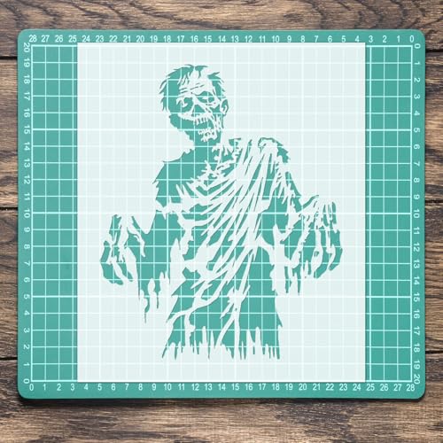 Halloween-Zombie-Schablone, Mylar, Airbrush-Malerei, Wandkunst, Basteln, Schablone von Generisch