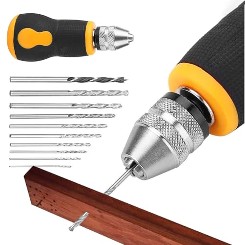 Handbohrwerkzeug - Schnurloses Rotary -Werkzeug | Handbuch Handbohrer, Multifunktionales Handbohrgerät, Tragbare Kleine Drehwerkzeuge Für Miniaturen, Polieren, Gravur, Dass Er Dem Verschleiß von Generisch