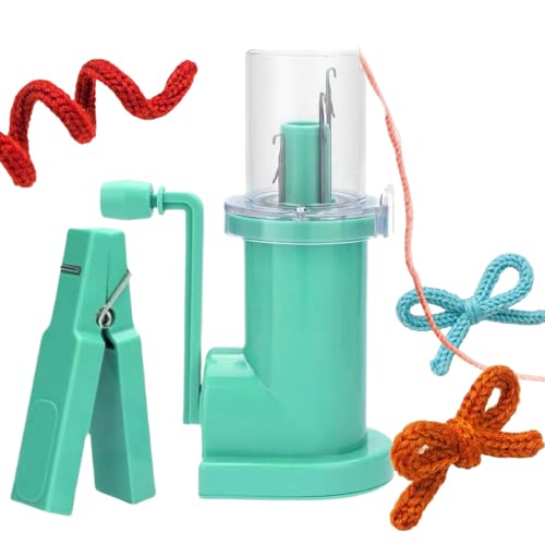 Handbuch Strickmaschine, tragbare Strickpornoletten | Manuelles Gerät zum Erstellen von Peelingsschildern unter Glas, kreative Jägerhandwerkskunst von Generisch
