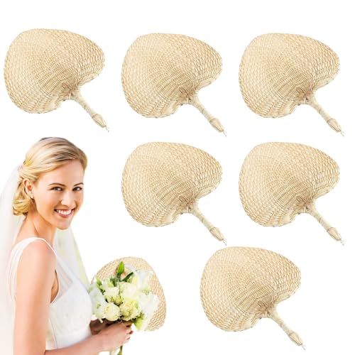 Handfächer aus Bast, natürliche Palmenblätter, manueller Handfächer – Weben, tragbares Paddel, Frauen, Zuhause, Wanddekoration, Tischdekoration für Hochzeit, Outdoor Handfächer aus Bast, natürliche Palmenblätter, manueller Handfächer – Weben, tragbares Paddel, Frauen, Zuhause, Wanddekoration, Tischdekoration für Hochzeit, Outdoor von Generisch