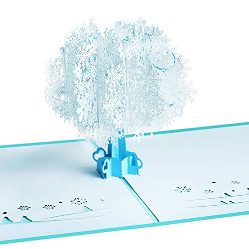 Handgefertigte 3D-Pop-Up-Grußkarte mit Schneewittchen-Baum, Papierbasteln, Festival-Geschenk, Handgefertigte 3D-Pop-Up-Grußkarte mit Schneewittchen-Baum, Papierbasteln, Festival-Geschenk, von Generisch