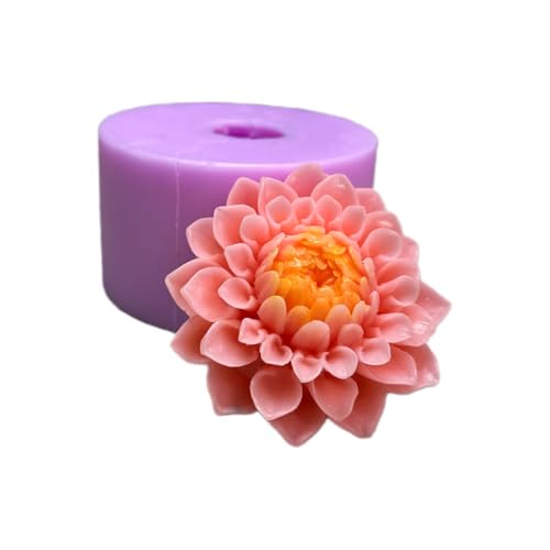 Handgefertigte 3D Silikonform – Rose – für Seife oder Kerzen gießen – DIY Geschenk von Generisch