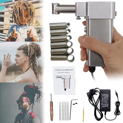 Handgeführte Dreadlocks-Häkel-Flechtmaschine für schnelle und einfache DIY-Locks auf langen Haaren von Generisch
