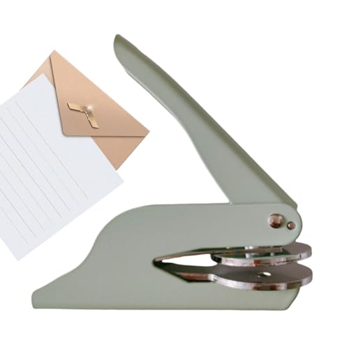 Handgespannungsstempel - Persönliches Buch Embosser | Elegante Hochzeitseinladung geprägte Maschine für Umschläge Papierhandwerk Frauen Lehrer Lehrer von Generisch