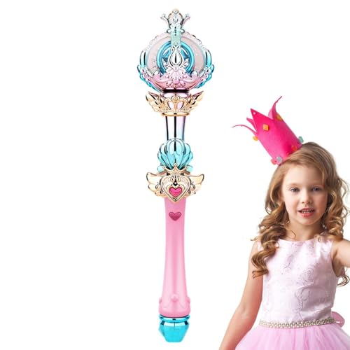 Handheld-Prinzessinnen- , LED- , Musik, Prinzessinnen-Kostüm-Zubehör, Halloween-Partyzubehör, Spielzeug für Kinder, Spielzeug für , Mädchen, lustiges Zubehör für besondere Anlässe von Generisch