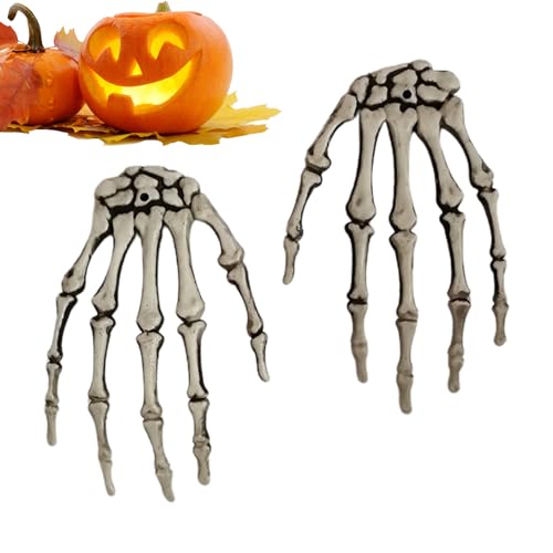 Handskelett Halloween - Menschliches Knochendekor, Realistische Falsche Hände | Handmodell In Harz, Makaberes Und Erschreckendes Accessoire, Dramatische Tischdekoration, Wohnzimmer Oder Raum, Horrorat Handskelett Halloween - Menschliches Knochendekor, Realistische Falsche Hände | Handmodell In Harz, Makaberes Und Erschreckendes Accessoire, Dramatische Tischdekoration, Wohnzimmer Oder Raum, Horrorat von Generisch