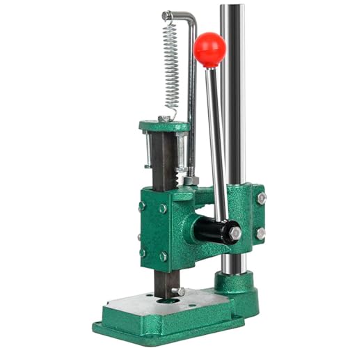 Handstanzmaschine, Leder-Lochstanzer mit Verstellbarer Höhe, manuelles Press-Stanzer-Werkzeug für DIY-Lederhandwerk, Stanzen von Löchern, Schneiden, Formen, Pressen 160kg Square Head Handstanzmaschine, Leder-Lochstanzer mit Verstellbarer Höhe, manuelles Press-Stanzer-Werkzeug für DIY-Lederhandwerk, Stanzen von Löchern, Schneiden, Formen, Pressen 160kg Square Head von Generisch
