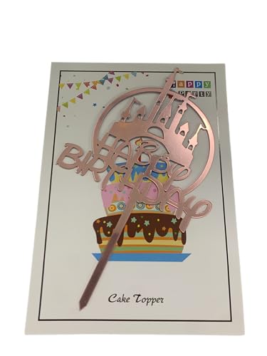 Happy Birthday Cake Topper Acryl Geburtstag Cupcake Topper Kuchen Dekorationen Acryl Stil Zufällige Dgcp17 von Generisch