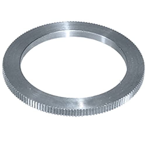 Hauptversand24 Reduzierring für Sägeblatt, Distanzring für Kreissägeblatt, 22 x 20 x 1,8mm gerändelt, Passung H7 von Generisch