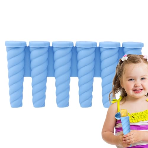 Hausgemachte am Stiel Formen | 6-Fach Silikonform Mit Stielen Für Kinder | Antihaft-Ausrüstung Zur Herstellung Von Am Stiel von Generisch