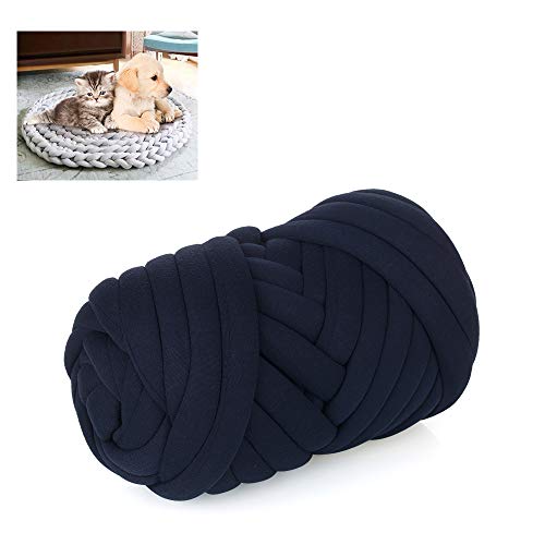 Haustierbett, supergrobes Garn, Baumwolle, handgefertigt, weich und dick, Armstricken, DIY, Katze, Hund, Haustierbett, Höhlennest, waschbar, Kissen, Decke, 50 m Haustierbett, supergrobes Garn, Baumwolle, handgefertigt, weich und dick, Armstricken, DIY, Katze, Hund, Haustierbett, Höhlennest, waschbar, Kissen, Decke, 50 m von Generisch