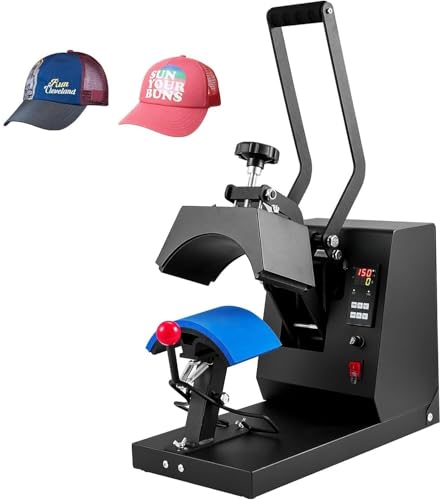 Heat Press Machine for Sublimation Transfer, LCD Digital Timer with Temperature Control, Perfect for Custom Hat Printing von Generisch