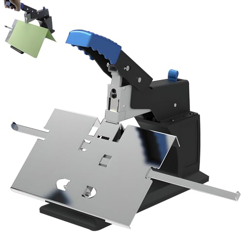 Heavy Duty Hefter, Einstellbare Tiefe Manuelle Bindemaschine, 60 Blatt Kapazität für Büro, Zuhause, Schule von Generisch