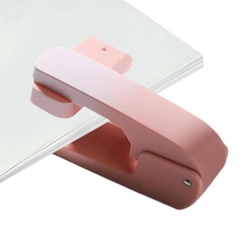 Heftlern Schreibtisch - Edelstahlbuch -Bindungshefter für 20 Blattkapazität, ergonomische Heftmaschine mit reibungslosen Betrieb, Schreibwarenbuchzubehör für Klassenzimmer, Schule, Zuhause und Büros von Generisch