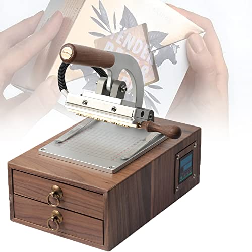 Heißfolien-Stempelmaschine, 14 cm, elektrische Wärmepresse zum Prägen, Vergoldungsbranding auf Papier, Leder, Holz – DIY-Stempelwerkzeug Heißfolien-Stempelmaschine, 14 cm, elektrische Wärmepresse zum Prägen, Vergoldungsbranding auf Papier, Leder, Holz – DIY-Stempelwerkzeug von Generisch