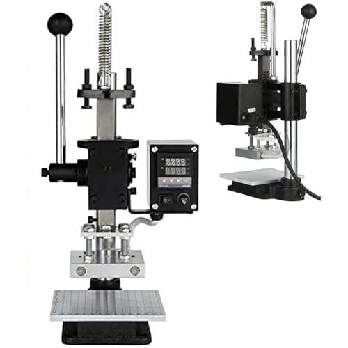Heißfolien-Stempelmaschine für Leder-DIY-Projekte, Präzisions-Prägewerkzeug zum Basteln und Personalisieren Heißfolien-Stempelmaschine für Leder-DIY-Projekte, Präzisions-Prägewerkzeug zum Basteln und Personalisieren von Generisch