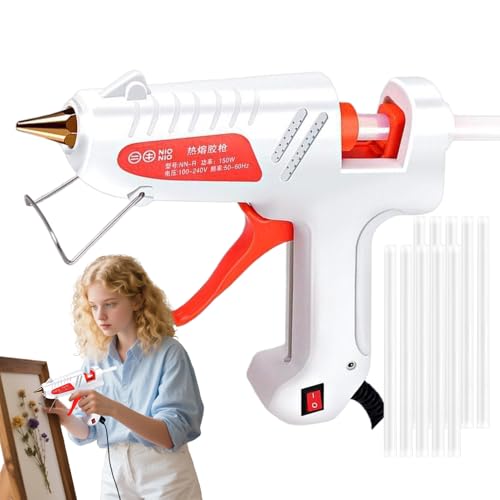 Heißklebepistole Für Basteln & Handwerken - Heißklebepistolen- und -stift-Set | Heißklebepistolen | Schnelles Vorheizen | Handarbeitszubehör für kommerzielle Schulprojekte, Holzbearbeitung, Industrie Heißklebepistole Für Basteln & Handwerken - Heißklebepistolen- und -stift-Set | Heißklebepistolen | Schnelles Vorheizen | Handarbeitszubehör für kommerzielle Schulprojekte, Holzbearbeitung, Industrie von Generisch