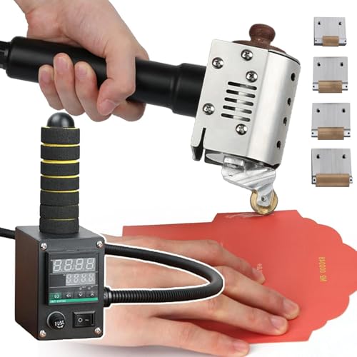 Heißkleberroller-Spender, handliche einstellbare Temperatur 50-220 ℃, mit 4 Kleberollen, ideal für Lederverpackungen, 50 ml Kapazität Heißkleberroller-Spender, handliche einstellbare Temperatur 50-220 ℃, mit 4 Kleberollen, ideal für Lederverpackungen, 50 ml Kapazität von Generisch