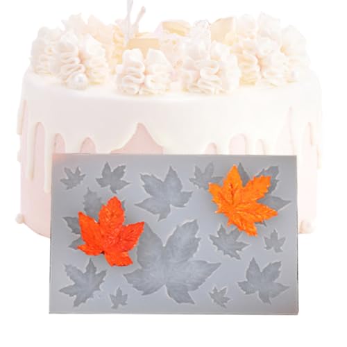 Herbstkerzenformen, 5,5 x 4,3 cm, Kürbis-Ahornblätter, Silikonformen, Bastelzubehör, flexibles Kerzenherstellungs-Set, saisonale Form für Halloween, Erntedankfest, Herbstdekoration Herbstkerzenformen, 5,5 x 4,3 cm, Kürbis-Ahornblätter, Silikonformen, Bastelzubehör, flexibles Kerzenherstellungs-Set, saisonale Form für Halloween, Erntedankfest, Herbstdekoration von Generisch