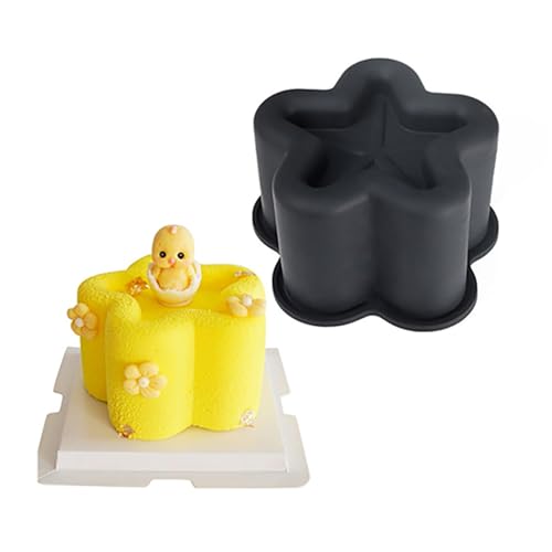 Herz-Stern-quadratische Kuchen-Silikon-Form, Schokoladen-Mousse-Form, Seifenkerze Gips-Herstellung Formen für Küchen-Backwaren-Werkzeuge Herz-Stern-quadratische Kuchen-Silikon-Form, Schokoladen-Mousse-Form, Seifenkerze Gips-Herstellung Formen für Küchen-Backwaren-Werkzeuge von Generisch