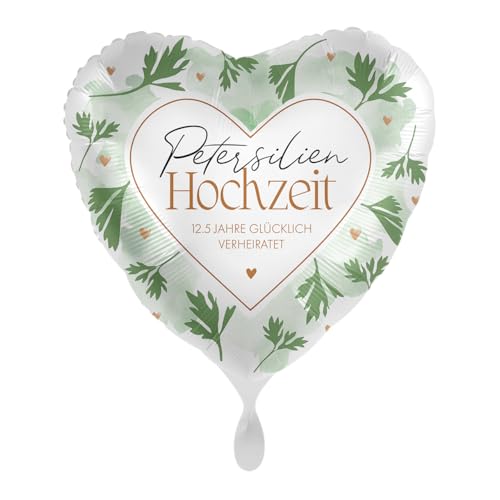 Herzballon Folienballon Petersilienhochzeit - 45 cm Herzballon Folienballon Petersilienhochzeit - 45 cm von Generisch