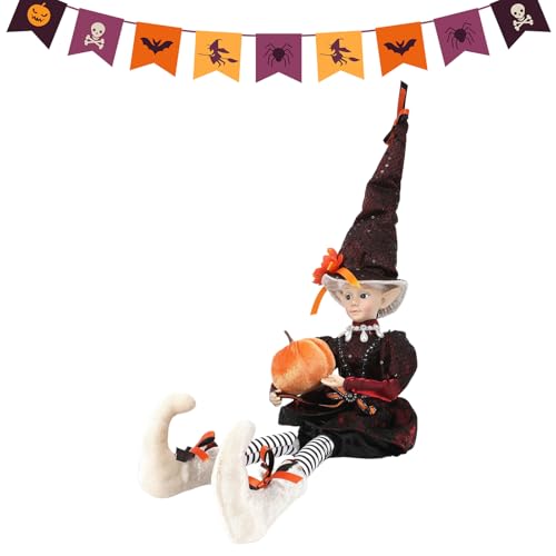 Hexenpuppe Für Die Küche - Süßes Mädchen Mit Figur,Bewegliche Festtagsdekoration Als Wohnaccessoire Für Flur Schlafzimmer Feiern Hexenpuppe Für Die Küche - Süßes Mädchen Mit Figur,Bewegliche Festtagsdekoration Als Wohnaccessoire Für Flur Schlafzimmer Feiern von Generisch