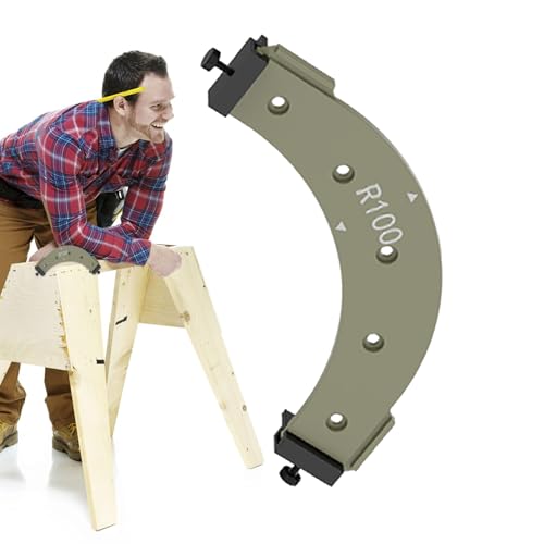 Hilfs-Trimmwerkzeug mit gebogener Fase, präzise Eckfräser-Schablonen, interne und externe Fräswerkzeug mit leichtem, hochfestem Design von Generisch