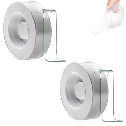 Historisches doppelseitiges Klebeband, historisches extra großes doppelseitiges Klebeband, klares und robustes Nano-Klebeband, vielseitiges Befestigungsklebeband,2 Pcs Historisches doppelseitiges Klebeband, historisches extra großes doppelseitiges Klebeband, klares und robustes Nano-Klebeband, vielseitiges Befestigungsklebeband,2 Pcs von Generisch