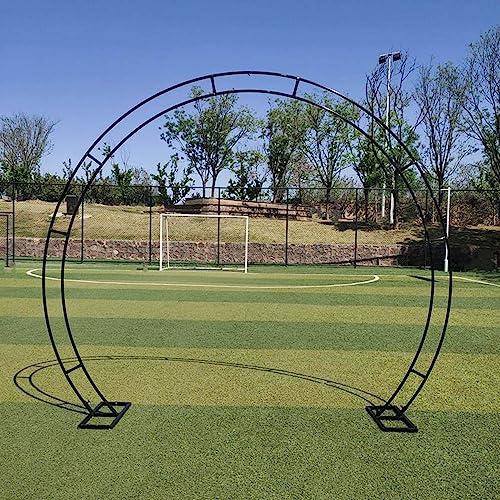 Hochbelastbarer Hochzeitsbogen aus Metall – rostbeständige Gartenlaube für Zeremonien und Blumenarrangements im Freien, elegantes Kreisdesign Hochbelastbarer Hochzeitsbogen aus Metall – rostbeständige Gartenlaube für Zeremonien und Blumenarrangements im Freien, elegantes Kreisdesign von Generisch