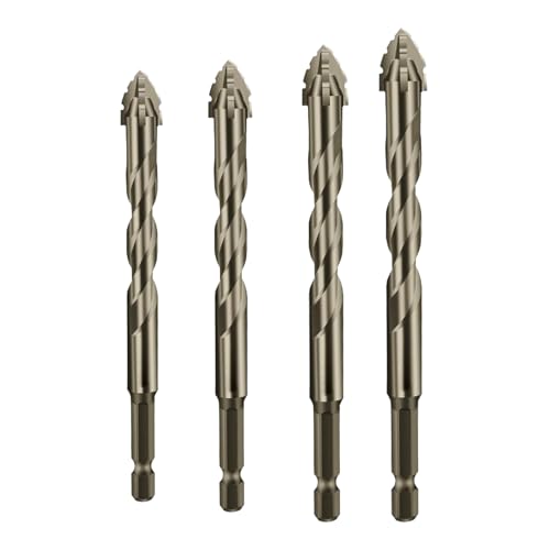 Hochfeste Stahlbohrer, gezahnte Exzenterbohrer, Vierkant-Sägezahn-Exzenter-Spiralbohrer-Set - Vielseitiges exzentrisches Spiralbohrer-Set für Zement Hochfeste Stahlbohrer, gezahnte Exzenterbohrer, Vierkant-Sägezahn-Exzenter-Spiralbohrer-Set - Vielseitiges exzentrisches Spiralbohrer-Set für Zement von Generisch