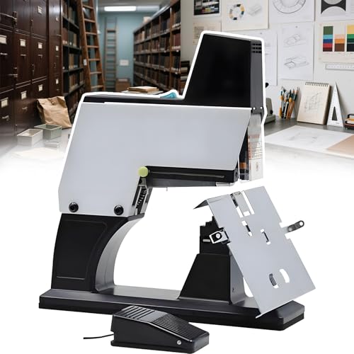 Hochleistungs-Elektrokopfhefter, 9-Gang-Binder für 40 Seiten, flache & vertikale Nähmodi, Metall-Desktop-Maschine für professionelles Buchbinden Hochleistungs-Elektrokopfhefter, 9-Gang-Binder für 40 Seiten, flache & vertikale Nähmodi, Metall-Desktop-Maschine für professionelles Buchbinden von Generisch