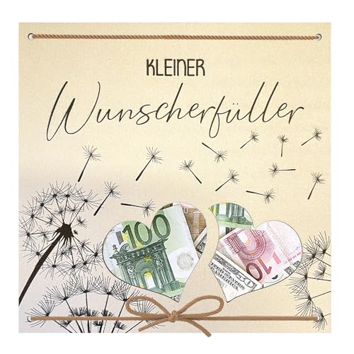 Hochzeitskarte Geldgeschenk, Xerteam Hochzeitsgeschenke Geld, Hochzeit Geschenkpapier Karte, Hochzeitsgeschenke für Brautpaar, Geldgeschenk Hochzeit (Herzförmige Löwenzahn-Dekoration) von Generisch