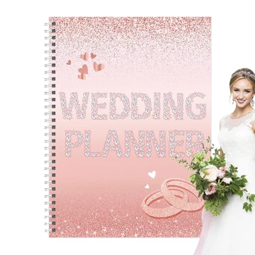 Hochzeitsplaner-Buch und Organizer – Hochzeitsplanungsnotizbuch | Budgetmanagement mit Checkliste, Heiratsbedarf für Gäste-Check-in von Generisch