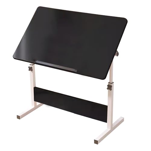 Höhenverstellbarer Zeichentisch, Kunstschreibtisch für Künstler, weißer Comter-Schreibtisch für Zuhause, Büro, 50 x 80 cm, Zeichentisch mit verstellbaren Winkeln, Staffeleien im Lieferumfang enthalten Höhenverstellbarer Zeichentisch, Kunstschreibtisch für Künstler, weißer Comter-Schreibtisch für Zuhause, Büro, 50 x 80 cm, Zeichentisch mit verstellbaren Winkeln, Staffeleien im Lieferumfang enthalten von Generisch