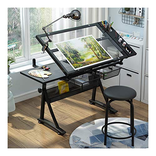 Höhenverstellbarer Zeichentisch - Ergonomischer Zeichentisch für Kunstdesign Zeichnen Schreiben Malen und Basteln - Vielseitiger Arbeitsplatz für kreative Projekte Höhenverstellbarer Zeichentisch - Ergonomischer Zeichentisch für Kunstdesign Zeichnen Schreiben Malen und Basteln - Vielseitiger Arbeitsplatz für kreative Projekte von Generisch