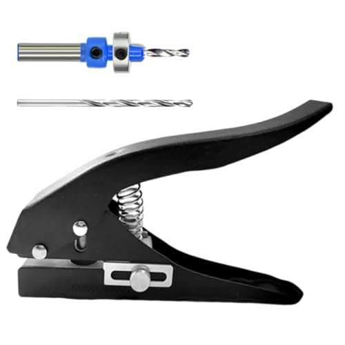 Hole Puncher Single, Heavy Duty Puncher, 6.18x3.74in Compact Precise Clean Cuts, Authentic Metal Design, Handheld Craft Tool for Scrapbooking, Tags, Cards, Pvc, Labels Hole Puncher Single, Heavy Duty Puncher, 6.18x3.74in Compact Precise Clean Cuts, Authentic Metal Design, Handheld Craft Tool for Scrapbooking, Tags, Cards, Pvc, Labels von Generisch