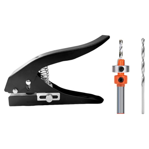 Hole Puncher Single, Heavy Duty Puncher, 6.18x3.74in Compact Precise Clean Cuts, Authentic Metal Design, Handheld Craft Tool for Scrapbooking, Tags, Cards, Pvc, Labels Hole Puncher Single, Heavy Duty Puncher, 6.18x3.74in Compact Precise Clean Cuts, Authentic Metal Design, Handheld Craft Tool for Scrapbooking, Tags, Cards, Pvc, Labels von Generisch