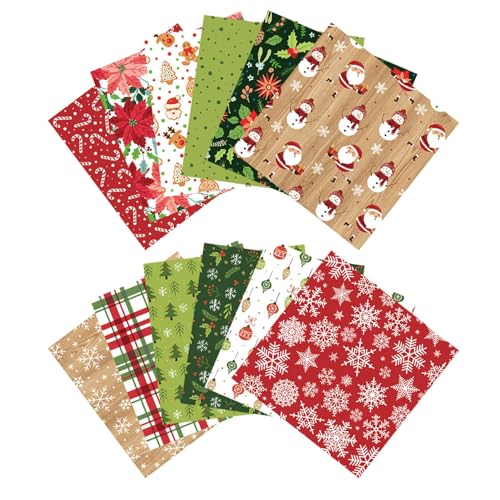 Holiday Scrapbook Paper - Christmas Cardstock Paper, 15.2 cm Vintage Scrapbooking Paper | Creative Christmas Paper, Decorative Pattern Paper, Christmas Scrapbook Paper for Craft, Journal, Card Making Holiday Scrapbook Paper - Christmas Cardstock Paper, 15.2 cm Vintage Scrapbooking Paper | Creative Christmas Paper, Decorative Pattern Paper, Christmas Scrapbook Paper for Craft, Journal, Card Making von Generisch