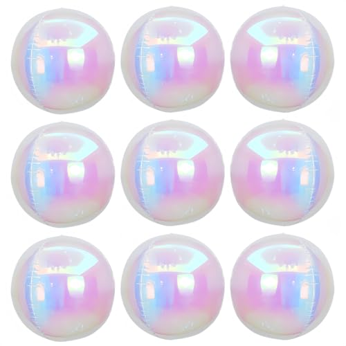 Holografische Luftballons, 25,4 cm, 9 Stück, schillerndes 4D-Folien-Dekor, perfekt für Meerjungfrau-Partys, Frühlingsveranstaltungen und Konzerte Holografische Luftballons, 25,4 cm, 9 Stück, schillerndes 4D-Folien-Dekor, perfekt für Meerjungfrau-Partys, Frühlingsveranstaltungen und Konzerte von Generisch