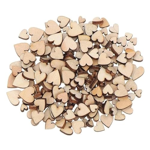 Holz Herzen 15er Pack - Kleine Deko für Hochzeit, Taufe, Geburtstag - Holzherzen Streudeko und Tischdeko 2,4 cm, 4,6 cm, 6,8 cm Holz Herzen 15er Pack - Kleine Deko für Hochzeit, Taufe, Geburtstag - Holzherzen Streudeko und Tischdeko 2,4 cm, 4,6 cm, 6,8 cm von Generisch