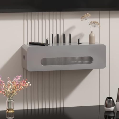 Holz WiFi Router Versteckte Box Medien Aufbewahrungsschrank Kabelmanagement für Zuhause und Büro Holz WiFi Router Versteckte Box Medien Aufbewahrungsschrank Kabelmanagement für Zuhause und Büro von Generisch